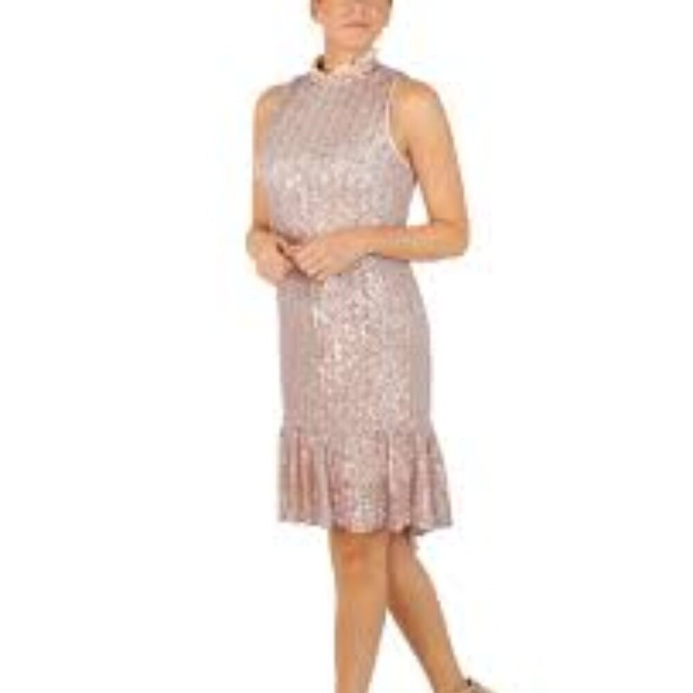 Women's Julia Jordan Sequined Trapeze Dress